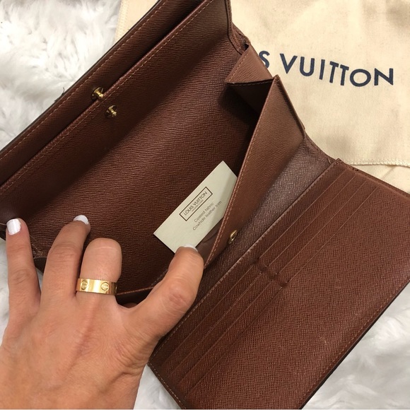 AUTHENTIC SOLD OUT Louis Vuitton Trifold Porte Trésor International Wallet - Picture 3 of 6